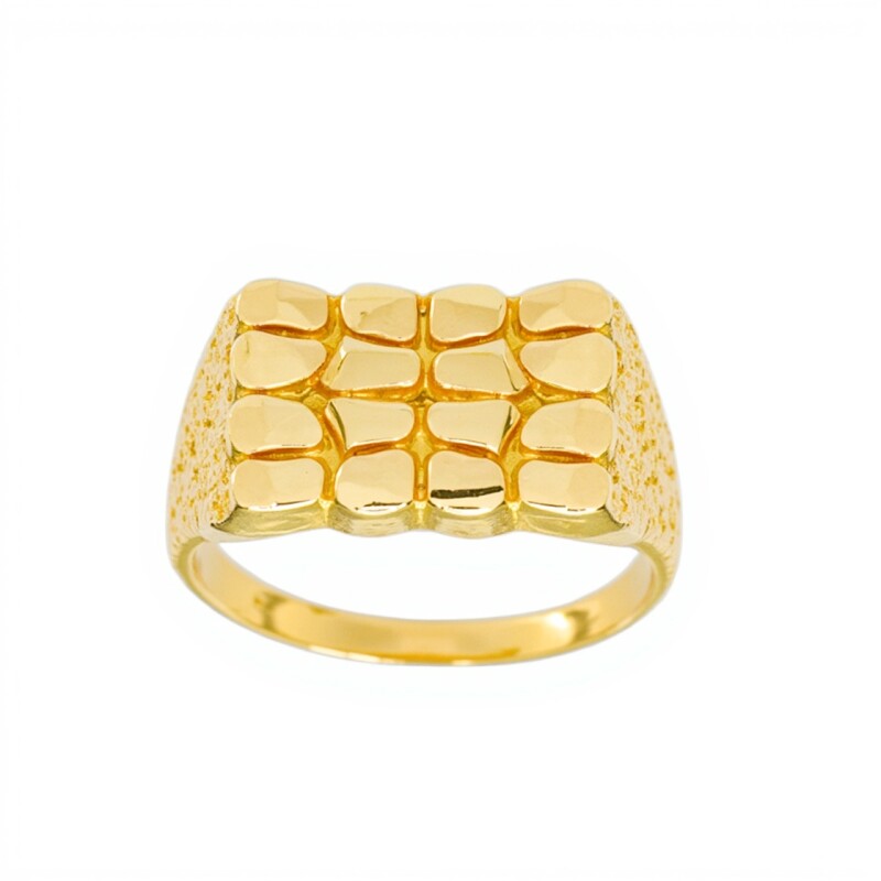 Anillo Labrado-Oro bajo-Sin Piedra-AN8197 sinpiedra
