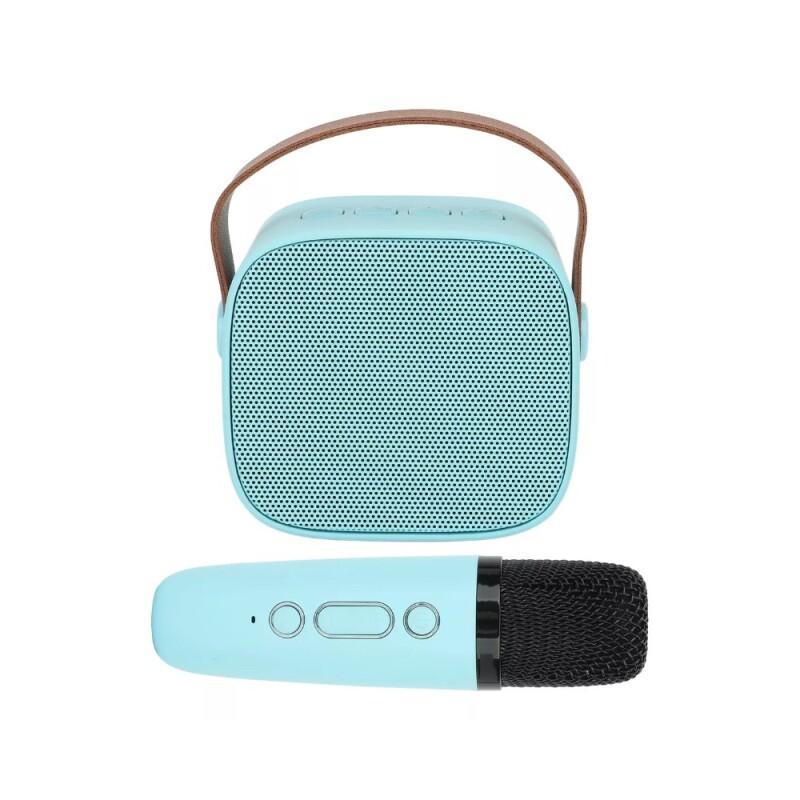 PARLANTE PORTÁTIL CON MICRÓFONO INFANTIL CELESTE PARLANTE PORTÁTIL CON MICRÓFONO INFANTIL CELESTE