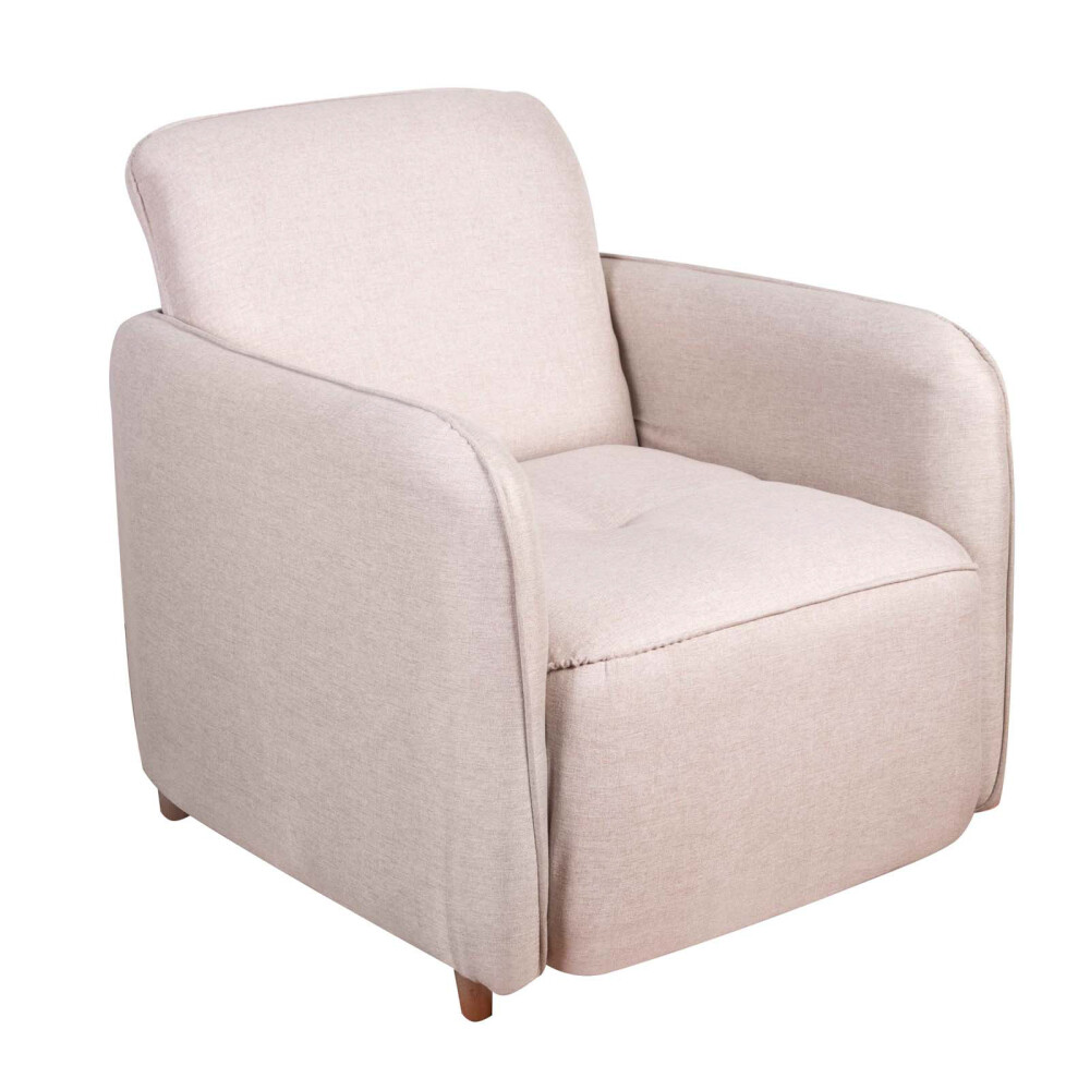 BUTACA MADERA-Y-TELA NATURAL-BEIGE ZURICH BEIGE