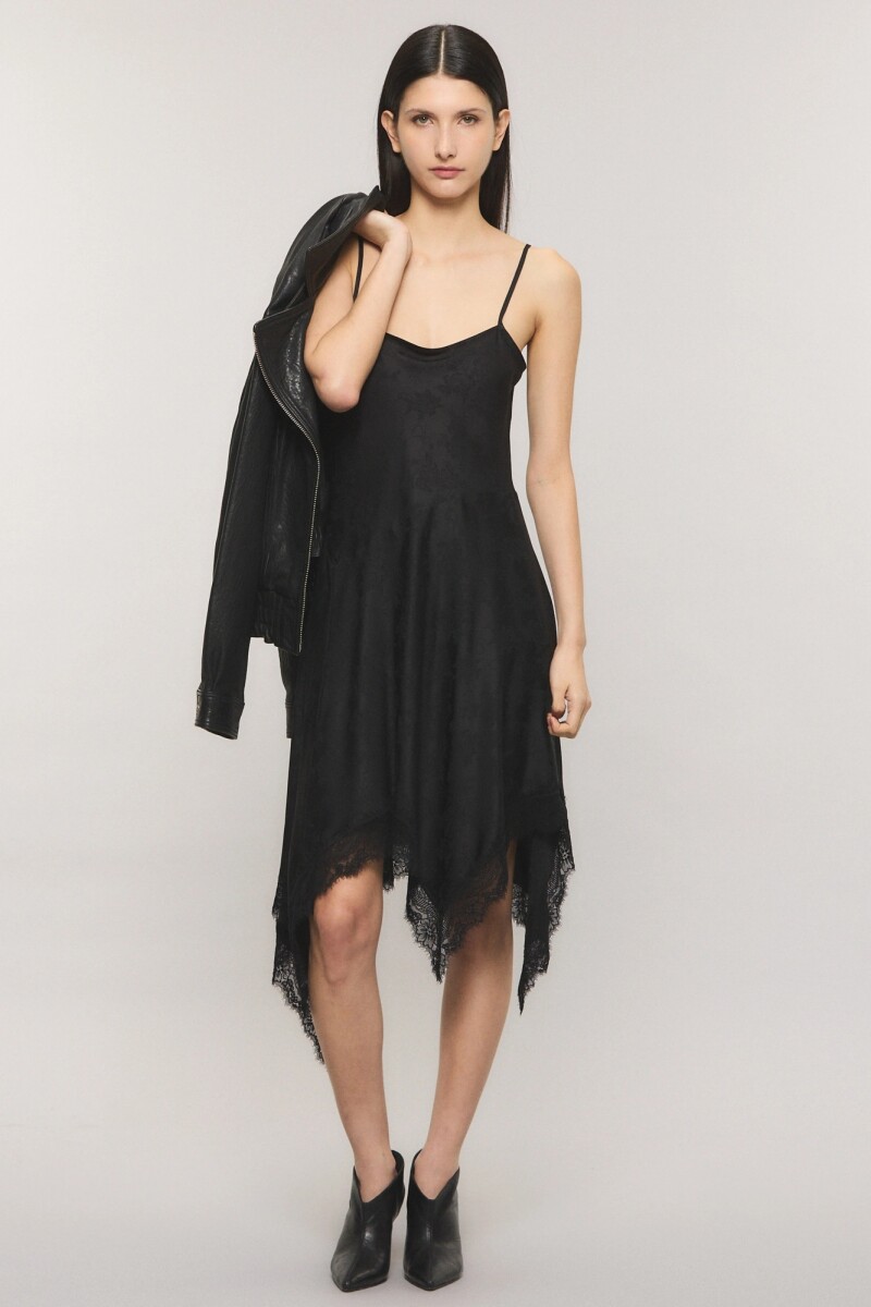 VESTIDO NEW ROMANTIC Negro