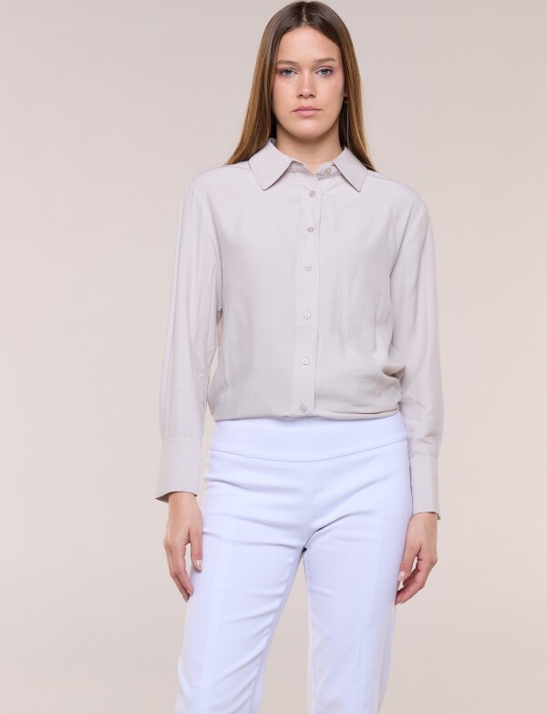 Camisa Casual BEIGE CLARO