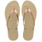 Sandalia de Mujer Havaianas You Metalic Beige Arena