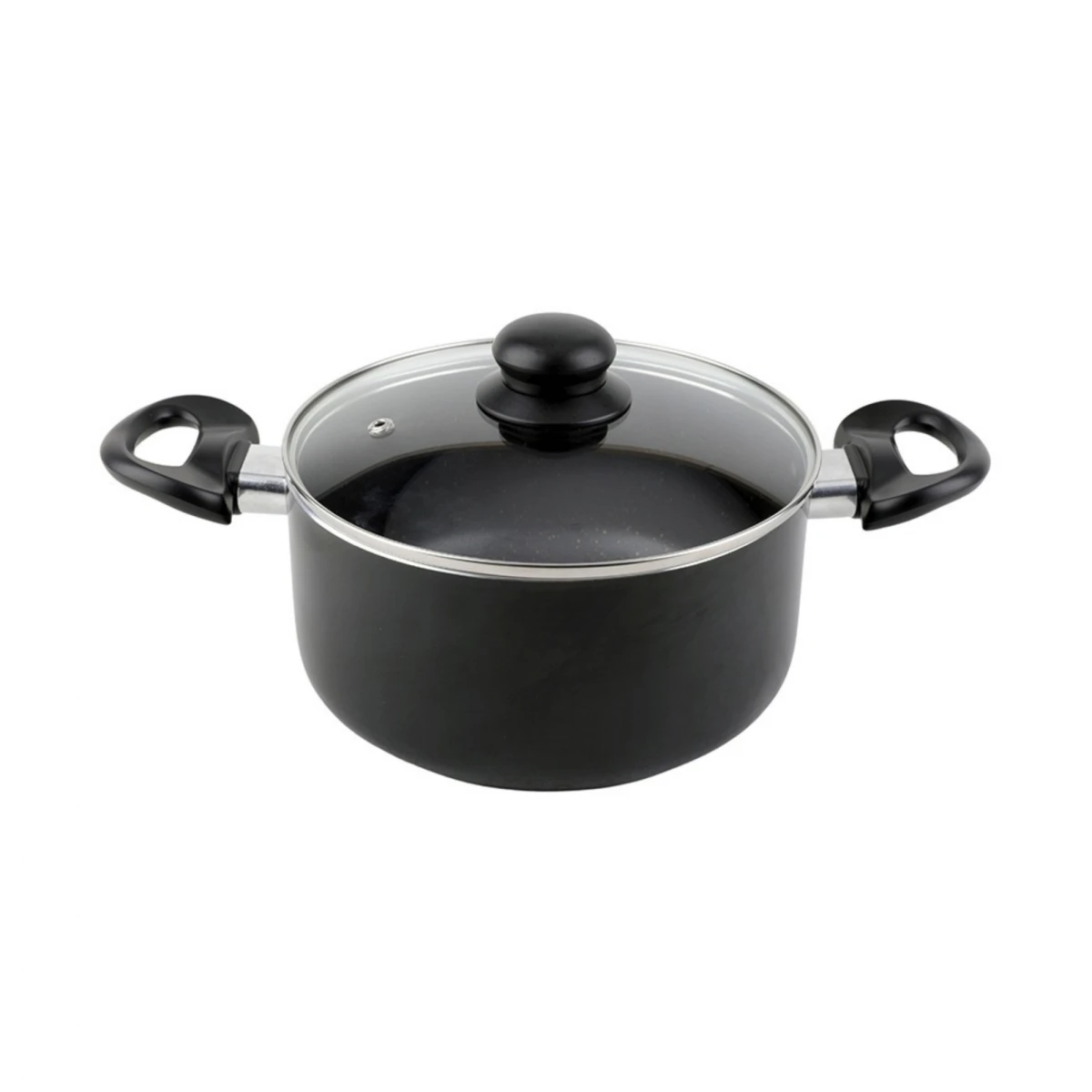 Cacerola - 20 cm con interior antiadherente - Black 