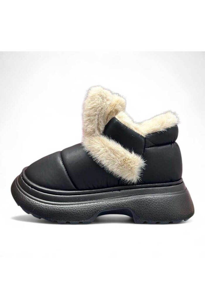 PANTUFLA MUJER BBO CON OREJAS Negro