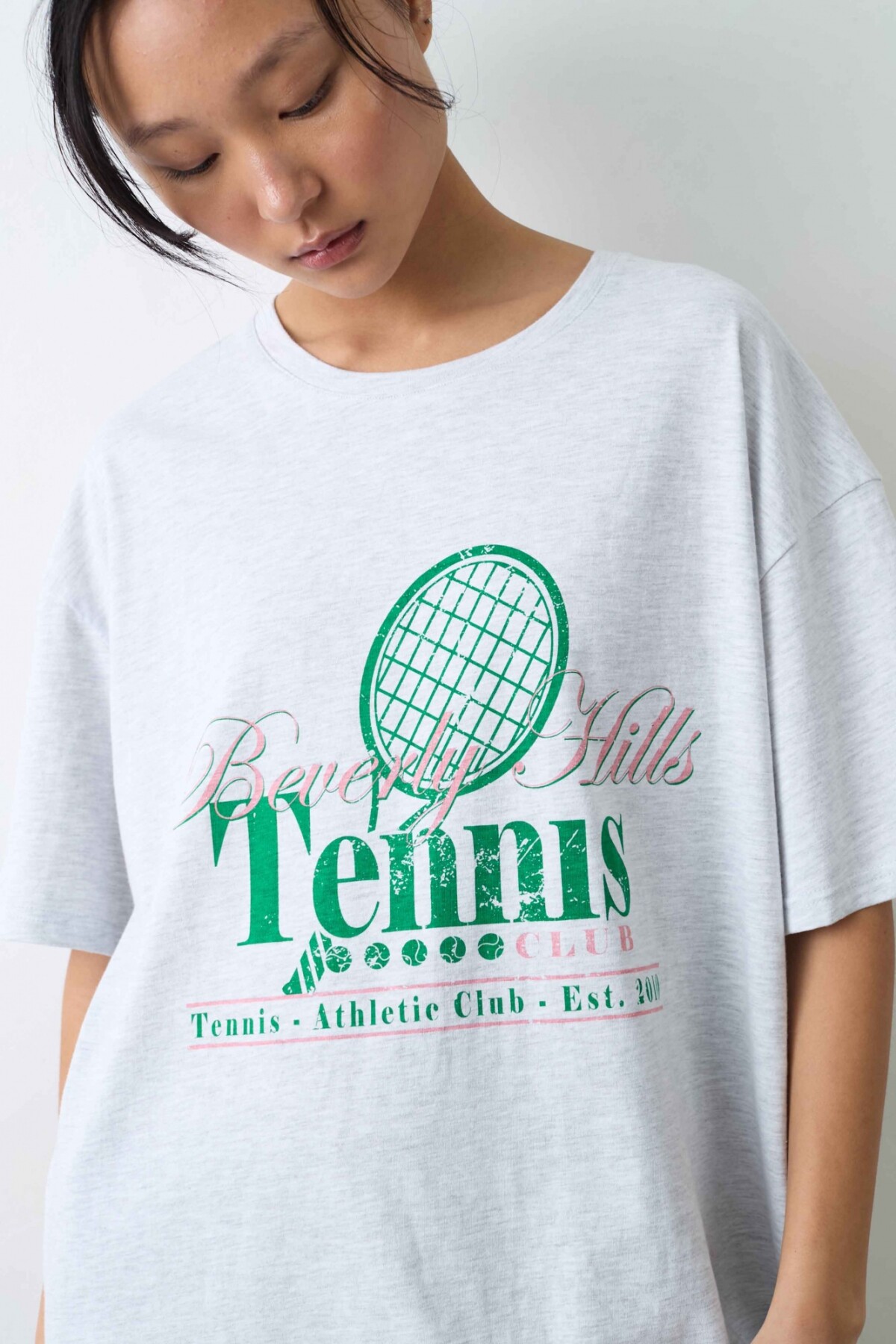 Top Fermina Gris Melange