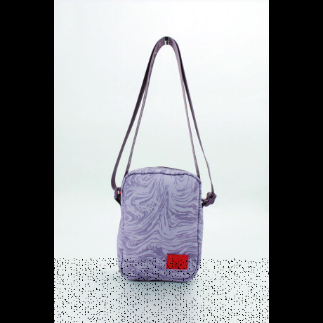 Pouch estampado negro Lilac