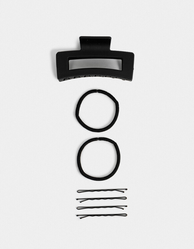 Accesorios Pelo Set Classic Set De Accesorios De Pelo - Negro