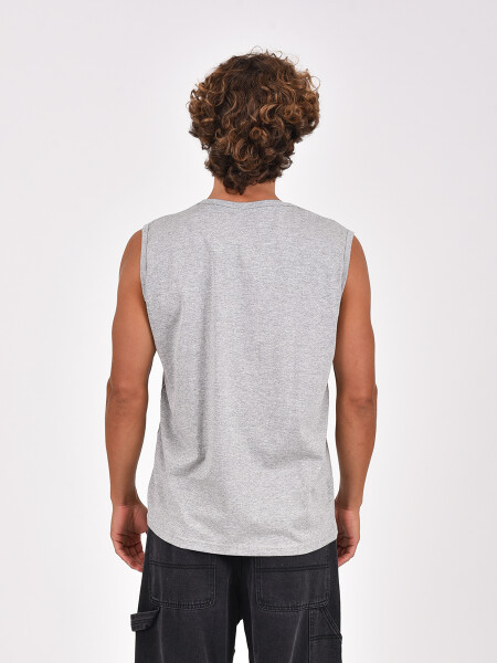 MUSCULOSA LETTERS GRIS MELANGE M