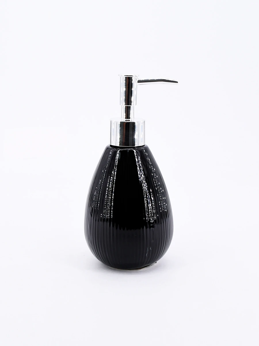 DISPENSADOR CERÁMICA NEO 11X17.4 CM (12) - NEGRO 