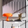 Lampara Retro Mushroom con USB Naranja