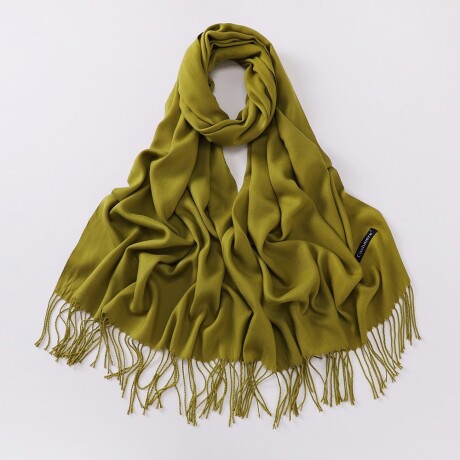 Chalina De Color Liso Verde Oliva