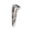 Anillo en oro blanco 18k con brillantes y zafiros N8845W (ADAPTAMOS NUESTROS ANILLOS A MEDIA *) Anillo en oro blanco 18k con brillantes y zafiros N8845W (ADAPTAMOS NUESTROS ANILLOS A MEDIA *)
