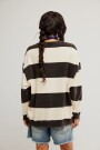 REMERA RAYAS CLASSIC CREW Negro