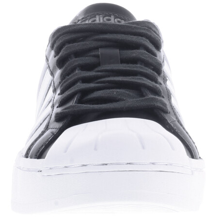 Championes de Hombre Adidas Street Check Court Negro - Blanco