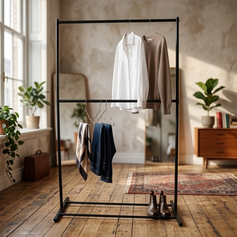 Perchero de pie para perchas METAL