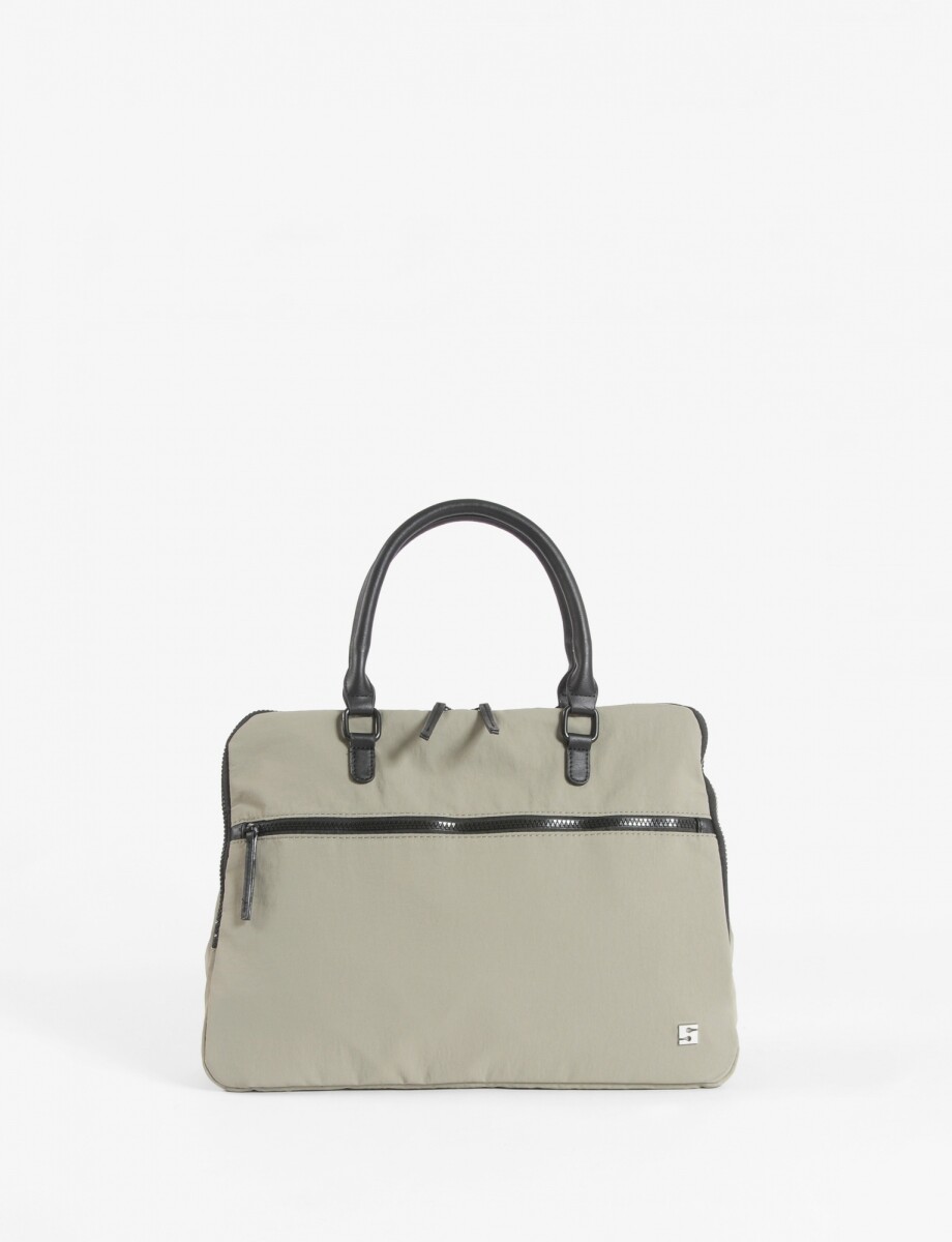 Briefcase para laptop con correa - verde 