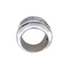 Anillo Tiras-Plata 925 Inflada-Sin Piedra-AN3004 sinpiedra