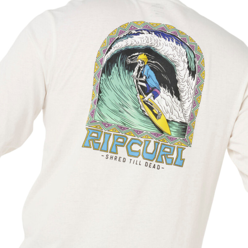 Remera Rip Curl Shredding - Blanco Remera Rip Curl Shredding - Blanco