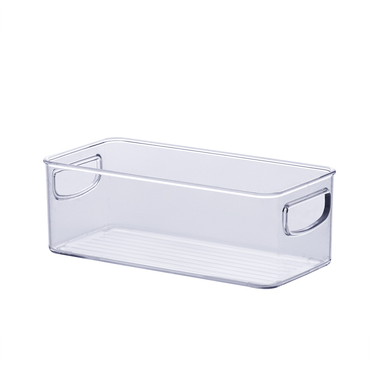 Caja organizadora acrílico rectangular P 23 cm - TRANSPARENTE 