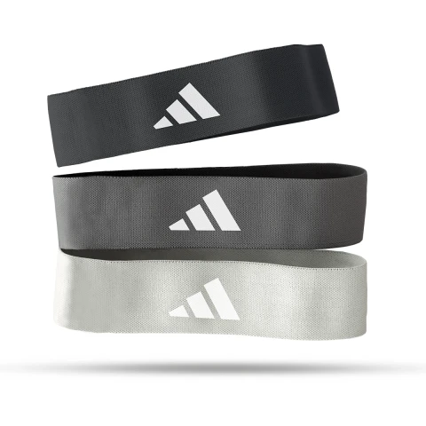 Bandas De Resistencia De Tela Adidas Gris