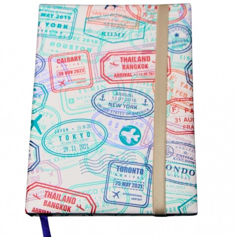 AGENDA ABEZETA 255 CLASSIC TAPA SELLOS PASAPORTE