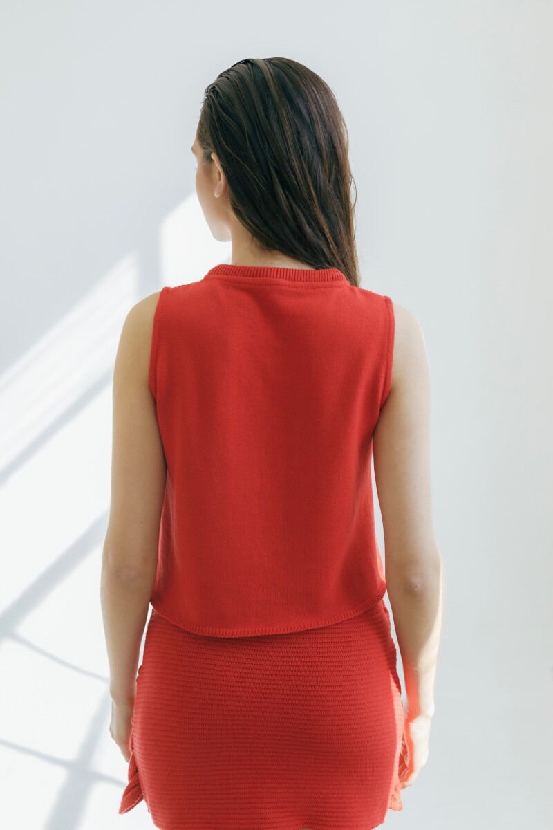 TOP JAPONA KNIT Rojo