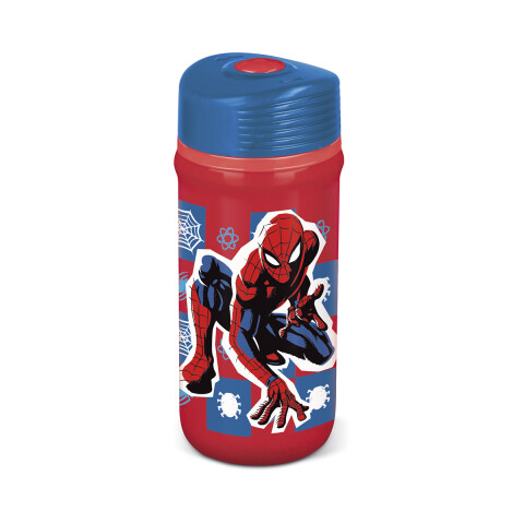 Botella Plástica Spiderman Twister 390 ml BORDO