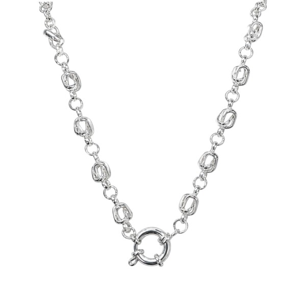 Cadena Rolo Cuadrado - Plata 925 - Sin Piedra - CD5095 sinpiedra