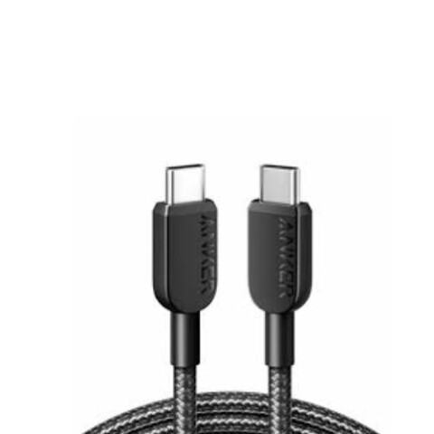 Cable ANKER 322 USB-C to USB-C 3ft (Braided) B2B Black Cable Anker 322 Usb-c To Usb-c 3ft (braided) B2b Black