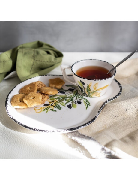 PLATO CON TAZA 26.5x20.5CM OLIVAS PLATO CON TAZA 26.5x20.5CM OLIVAS