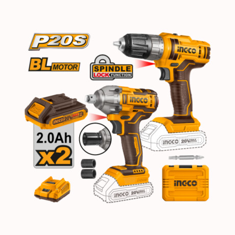 Set INGCO Llave de Impacto y Atornillador 20V