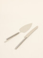 Accesorios Set Cuchillo Torta Plateado Color Unico