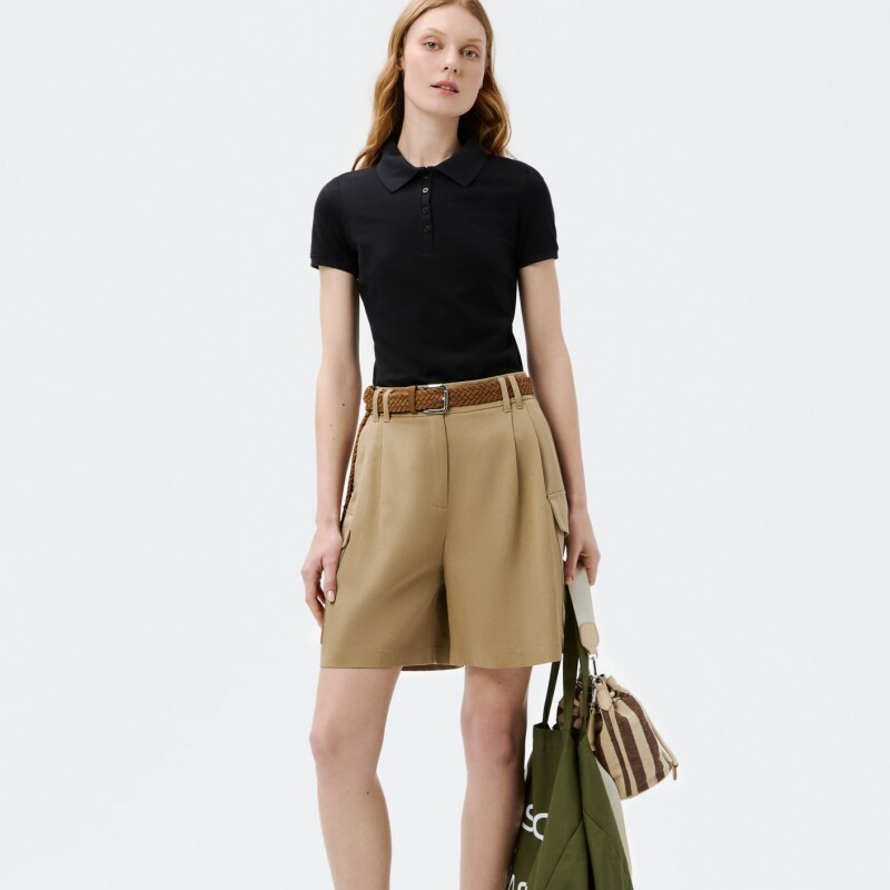 CAMISA POLO MM FEM PRETO ESCURO