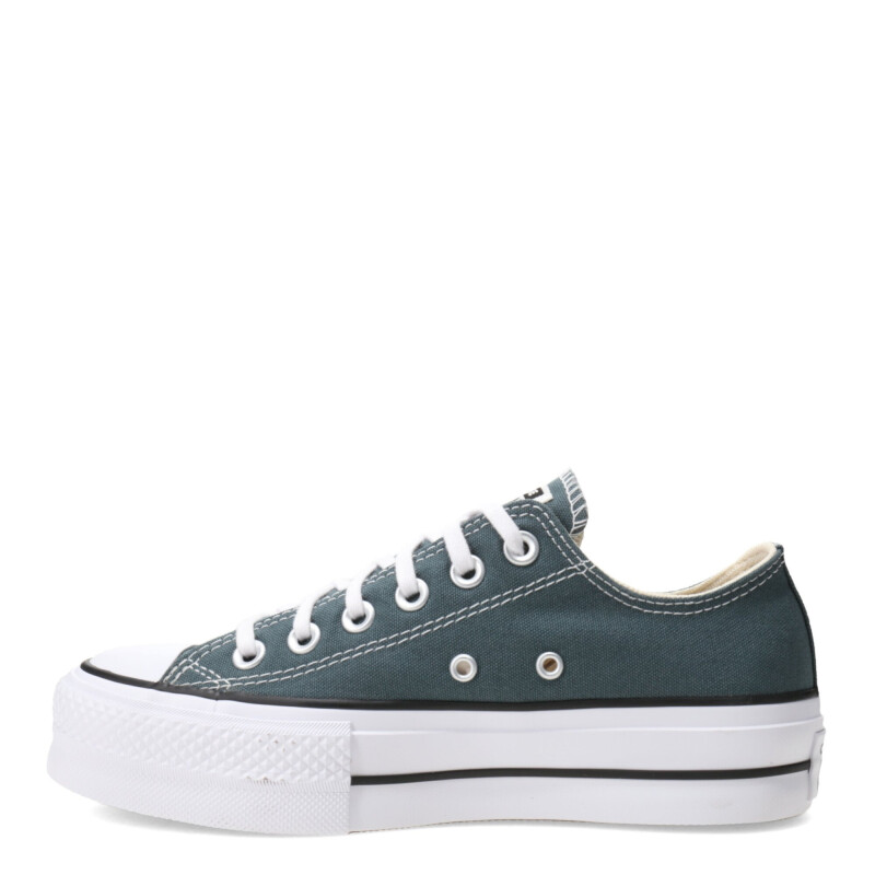 Championes de Mujer Converse Chuck Taylor Lift Plataforma Verde Oscuro