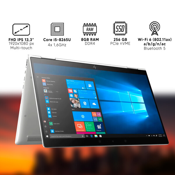Notebook Hp Elitebook X360 G4 I5 8gb Ram | 256gb | Touch 13" NOTEBOOK RFPL HP X360 G4 I5/8/256/13 TS