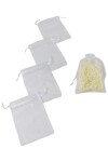 Pack x 100 - Bolsas organza 9x15 cm BLANCO