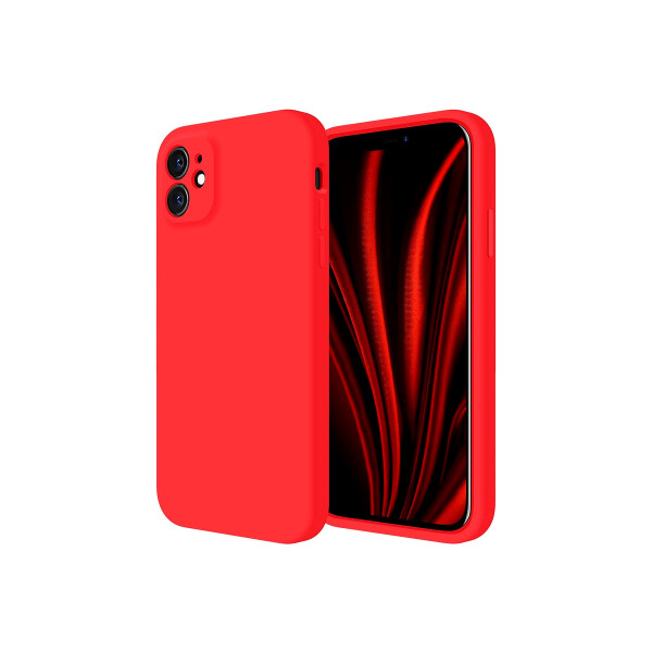 Protector iPhone 11 engomado color rojo Protector Iphone 11 Engomado Color Rojo
