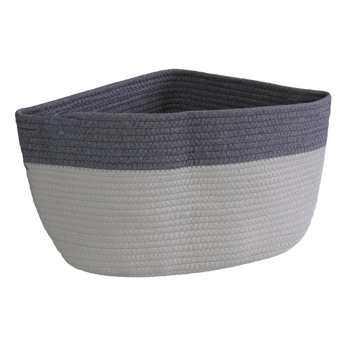 CANASTO HILO TRENZADO CILINDRICO ALGODON OVAL 