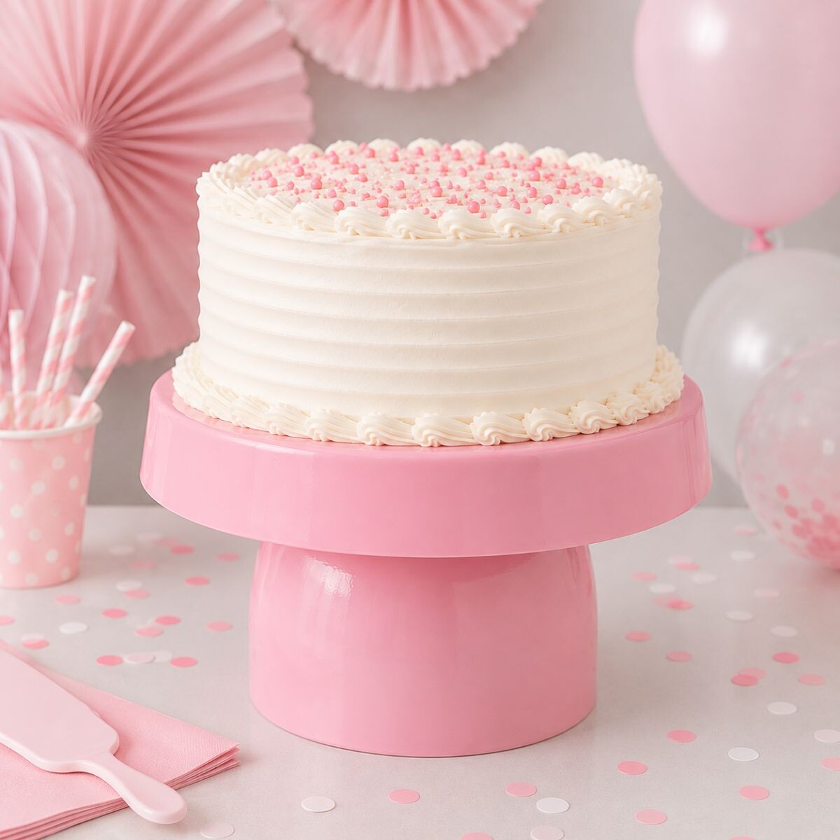 Soporte de Torta 23cm x17cm - Rosa 