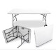 Mesa Plegable Valija 1.52m Jardin Camping Exterior Comedor Tipo Maleta Mesa Plegable Valija 1.52m Jardin Camping Exterior Comedor Tipo Maleta