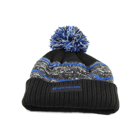 Gorro de lana azul/negro NEW HOLLAND Gorro de lana azul/negro NEW HOLLAND