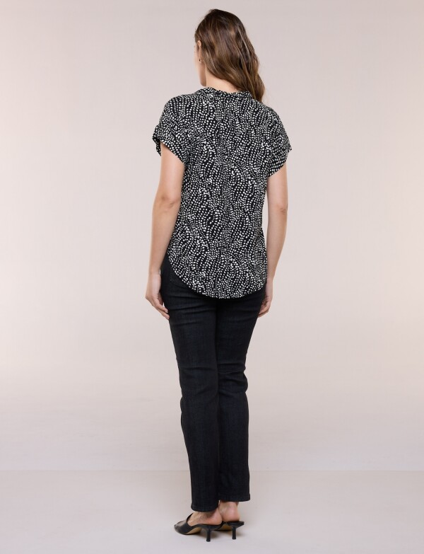 Camisa Print NEGRO/CRUDO