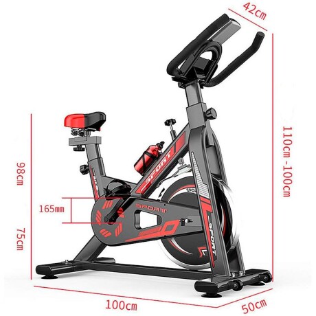 Bicicleta Fija Fitness Spinning Disco 6kg hasta 150kg 001