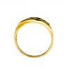 Anillo Sin Fin-Oro Bajo-Piedra Agua marina-AN8162 conpiedra
