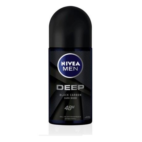 NIVEA DESODORANTE ROLL ON MEN DEEP BLACK CARBON 50ml NIVEA DESODORANTE ROLL ON MEN DEEP BLACK CARBON 50ml