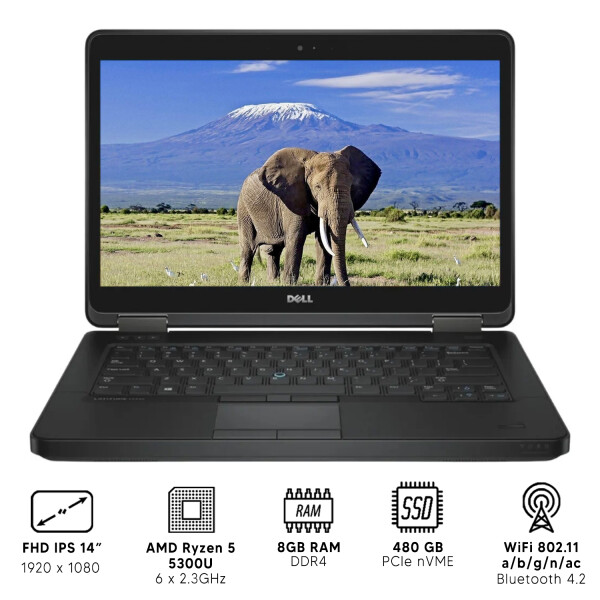 Notebook Dell Latitude E5450 I5 8gb Ram 480gb 14" NOTEBOOK RFPL DELL E5450 I5/8/480/14"