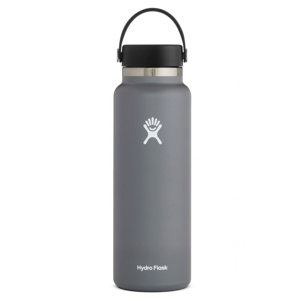 Botella Hydro Flask 40 OZ WIDE MOUTH 2.0 FLEX CAP STONE - Gris 