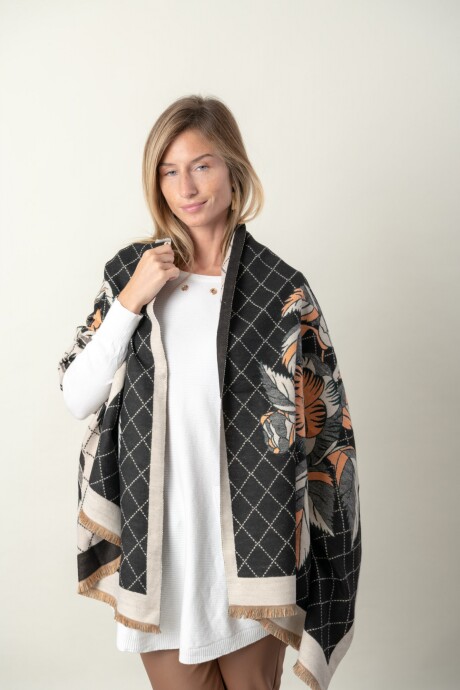 PASHMINA ANNIA Negro