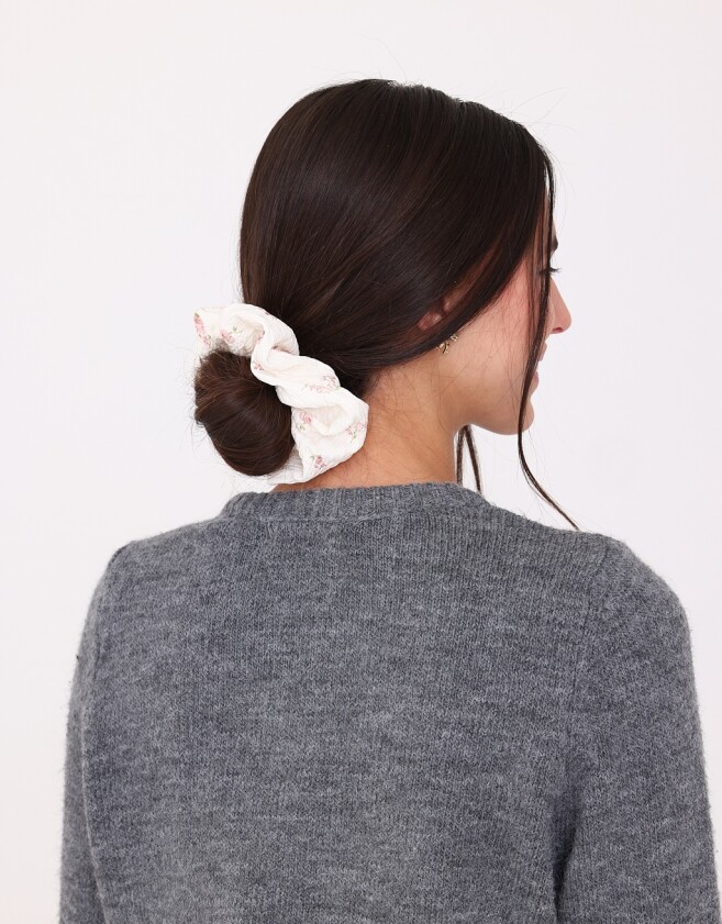 Skunzies Set por 2 Set De Scrunchies - Combinacion Bicolor