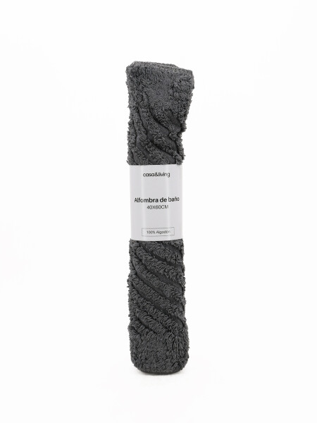 ALFOMBRA DE BAÑO COTTON GRIS